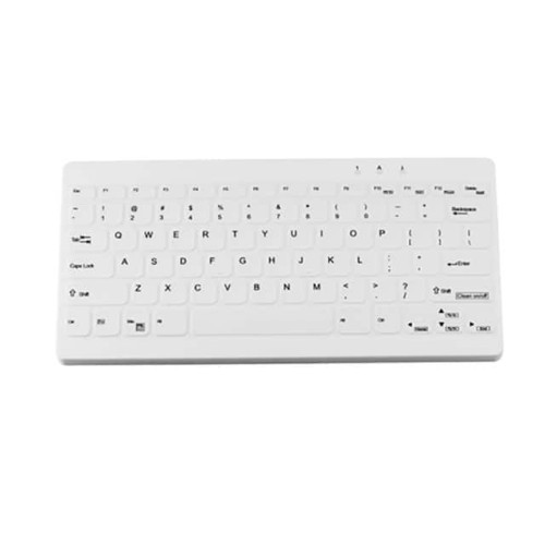 KEYBOARD 78KEY USB WHITE LO PROF