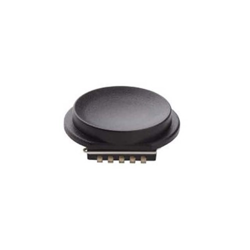 CAP TACTILE ROUND BLACK 6C