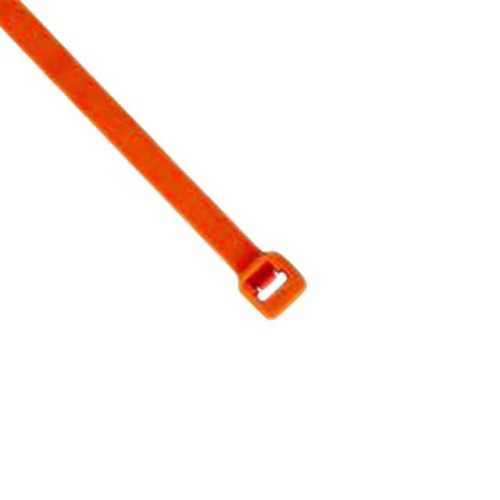 CBL TIE LOCKING ORG/FL 50LB 7.4"