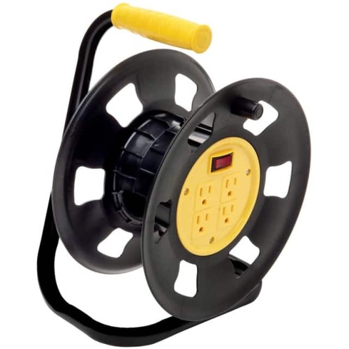 CORD STORAGE REEL 4 OUTLETS
