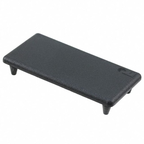 PLASTIC END CAP 40X80MM, BLACK