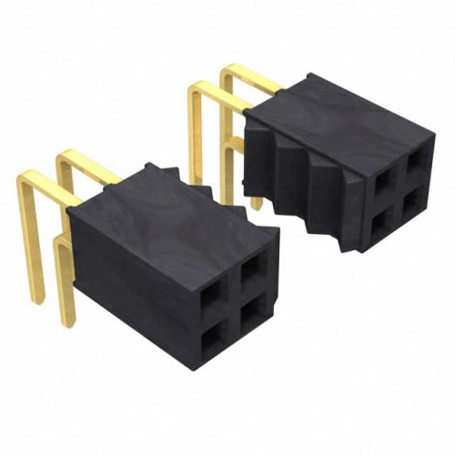 CONN RCPT 100P 0.1 GOLD PCB R/A