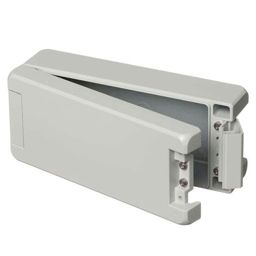 BOX ALUM GRAY 7.835"L X 3.386"W