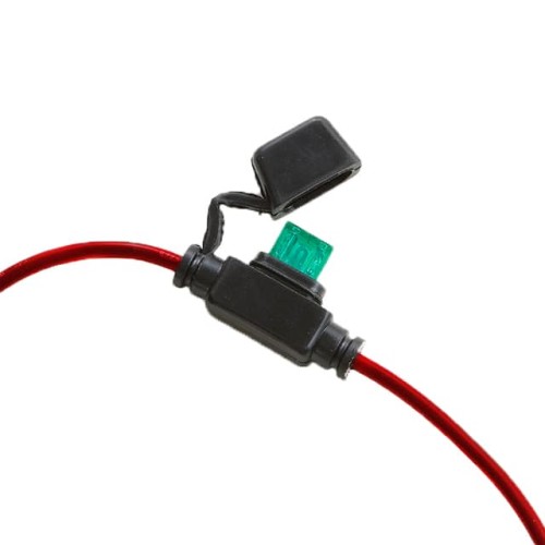 MINI FUSEHOLDER, 30A-12AWG RED