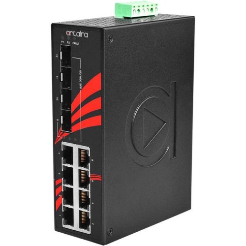 12-PORT INDUSTRIAL GIGABIT UNMAN
