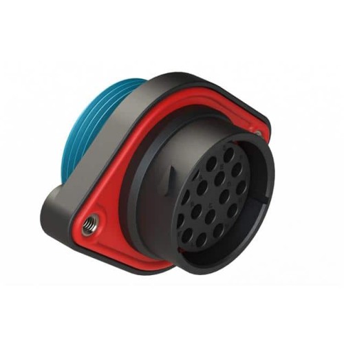 16 POSITION PANEL MOUNT RECEPTAC