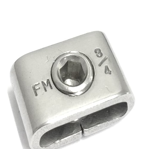 304 SSSCREW-LOKT BUCKLE 3/4" WID