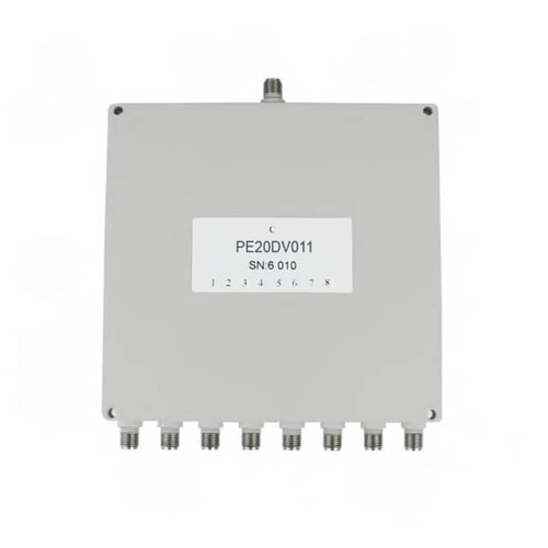 8 WAY 30W DIV SMA 500MHZ-2GHZ