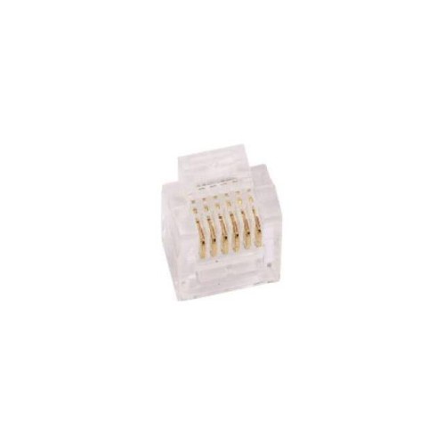 6P6C UNSHIELDED PLUG ROUND CABLE