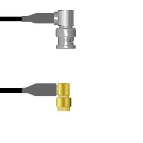 CBL ASSY BNC-SMA PLUG RG58 3M