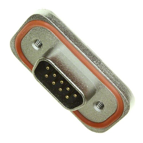 CONN D-SUB PLUG 9P PNL MNT SLDR