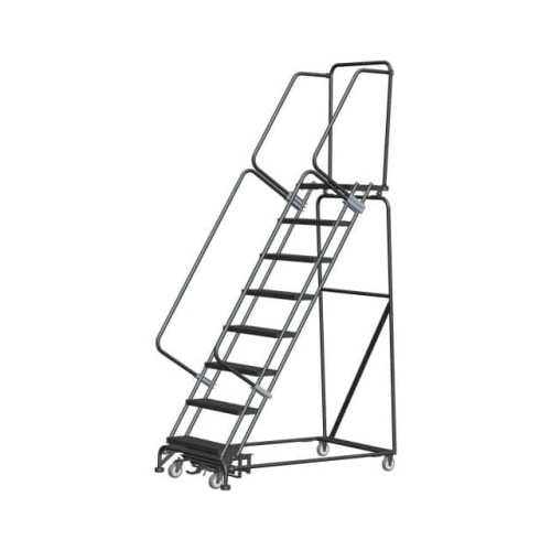 12 STEP SAFETY ROLLING LADDER, W