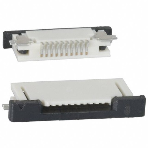 CONN FFC BOTTOM 10POS 0.50MM R/A