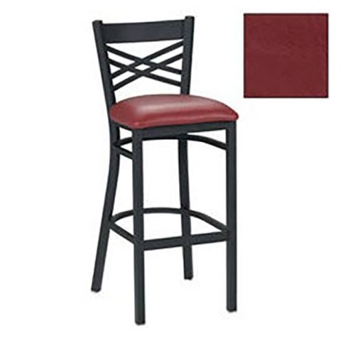 BAR STOOL W/CRISS-CROSS BACK,17-