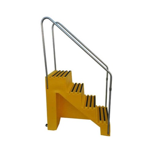 4 STEP PLASTIC STEP STAND, 22"W