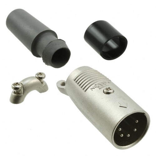 CONN PLUG MALE XLR 5P SOLDER