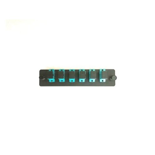 SC SX 6 PACK, 6 FIBERS, AQUA ADA