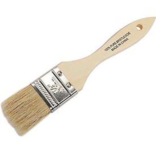 WHITE CHINA BRISTLE 1" CHIP PAIN