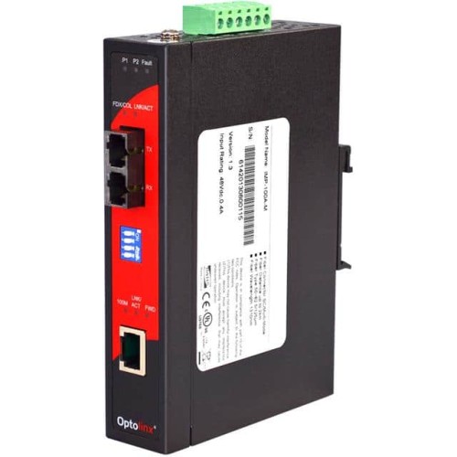 10/100TX TO 100FX INDUSTRIAL POE