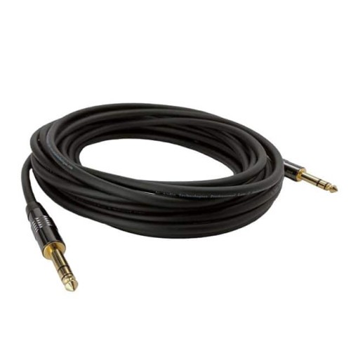 CABLE CHR/GOLD STR STEREO 50'