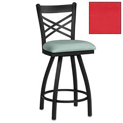 SWIVEL BARSTOOL CRISS-CROSS BACK
