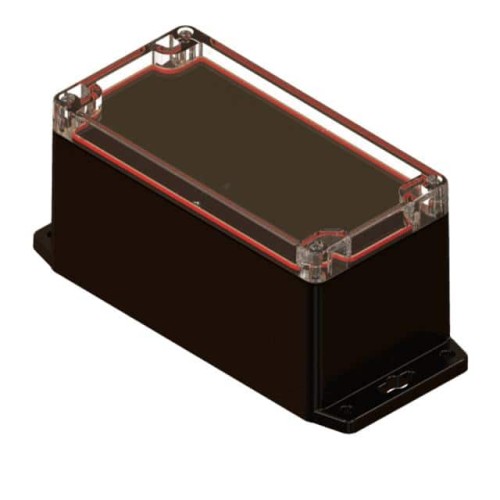 PLASTIC BOX ENCLOSURE WITH FLANG