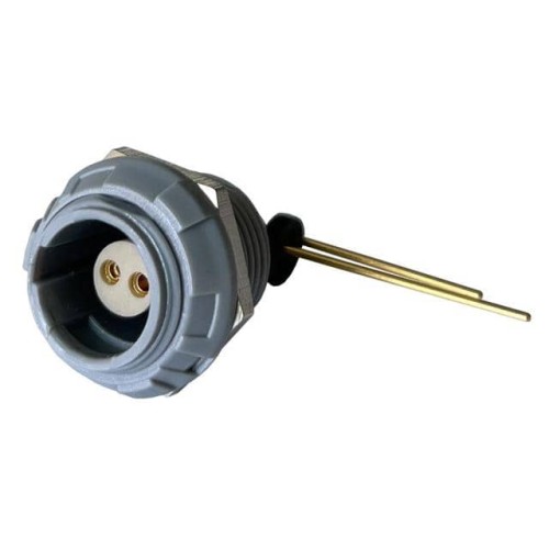 CONN RCPT FMALE 2POS GOLD SLDR