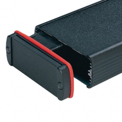 BOX ALUM BLACK 7.874"L X 3.228"W