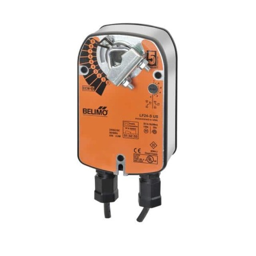 DAMPER ACTUATOR,35 IN-LB,SPRING