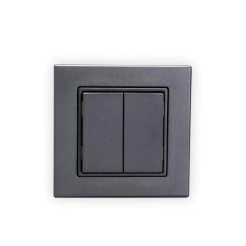 DUAL EURO WIRELESS SW ZIGBEE BLK