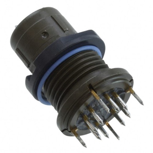 CONN RCPT FMALE 8POS GOLD SOLDER