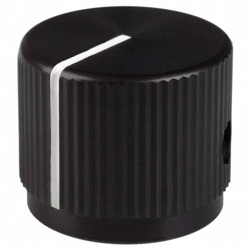 KNOB KNURLED 0.236" METAL