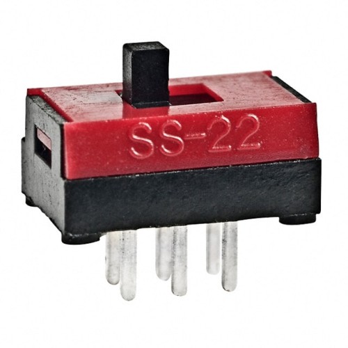 SWITCH SLIDE DPDT 100MA 30V