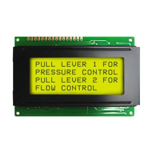 LCD MOD 64DIG 16X4 TRANS YLW/GRN