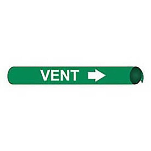 PIPE MARKER, PRECOILED AND STRAP