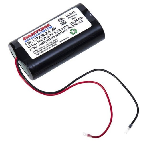 DANTONA INDUSTRIES 3.7 VOLT 5200