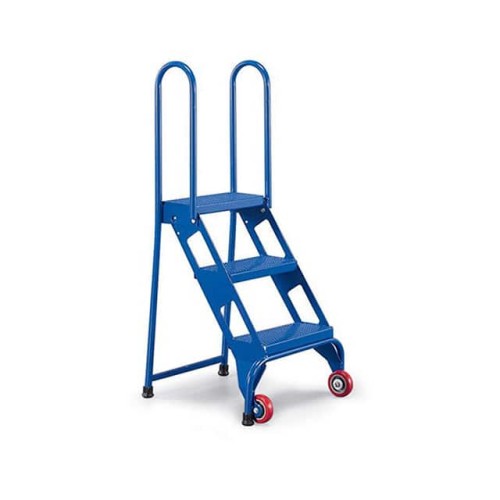 ALL-WELDED FOLDING LADDERS W/WHE