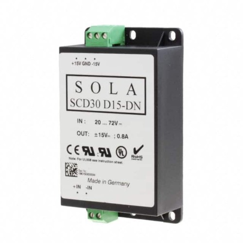 30W +/-15V DC-DC DUAL O/P SWPS