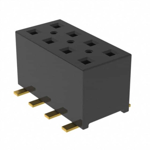 CONN RCPT 8POS 0.079 GOLD SMD