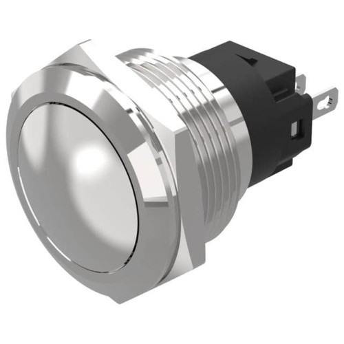 22 MM, PUSHBUTTON, ALUMINIUM, FL