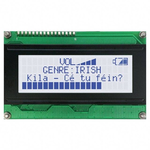LCD MOD 80DIG 20X4 TRANSMISV WHT