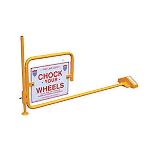 RAILROAD FLAG RAIL CAR CHOCK, "C