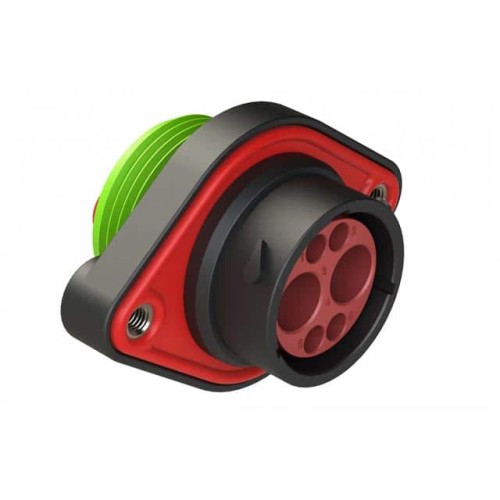 6 POSITION PANEL MOUNT RECEPTACL