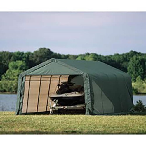PEAK STYLE SHELTER, 12X28X10