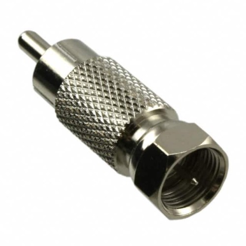 ADAPT F PLUG TO RCA PLUG SILVER