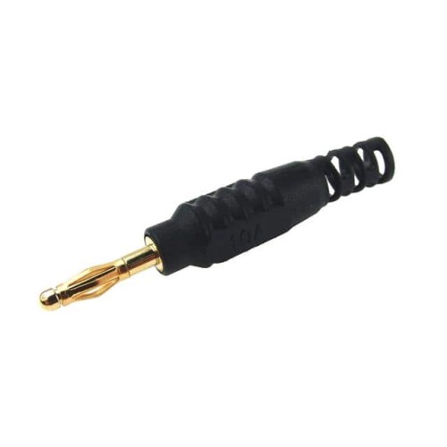 P18 2MM PLUG UNSHROUDED BLACK