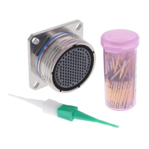 CONN RCPT FMALE 128P GOLD CRIMP