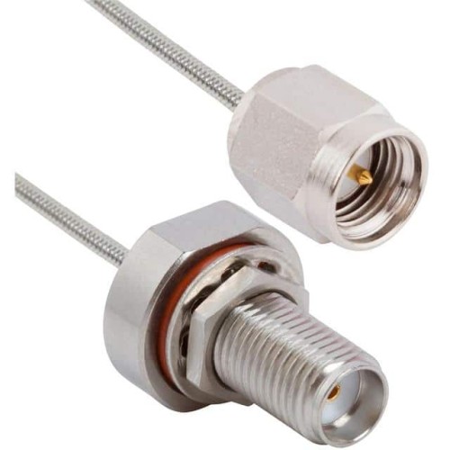 CBL ASSY SMA JACK TO PLUG 6"