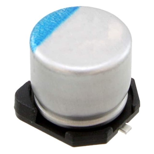 CAP ALUM POLY 10UF 20% 25V SMD