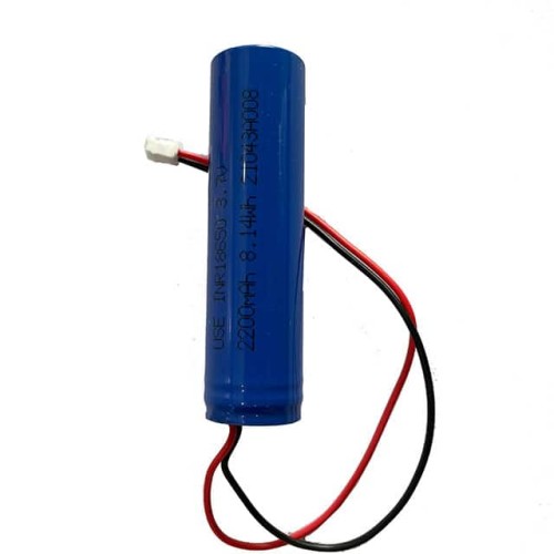 2.2Ah, 3.7V, Li-Ion, 18650, JST